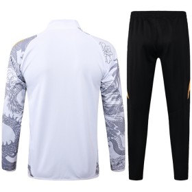 Real Madrid Dragon Ensemble Vestes d'Entraînement Blanche 2024-25